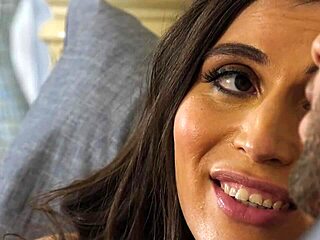 Oh, TS Goddess Korra Del Rio devours breakfast and cock in bed!