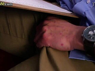 CFNM Office Babes Wank Subject in Kinky Group