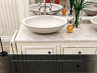 sunshine love 161: busty brunette gives great blowjob. monster cock pov fun.