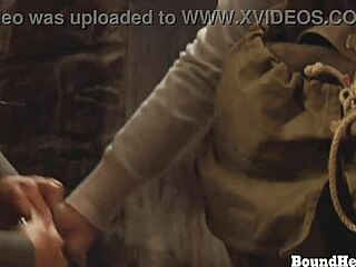 two lesbian slaves bound tight by fierce dominant madame