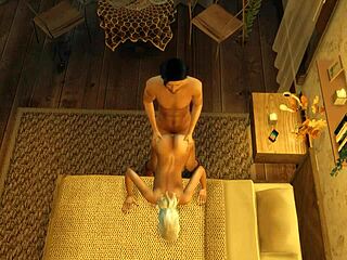 Sims 4 Farmers End Hard Day with Wild Rear Action!