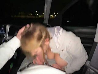 I Got A Creampie In My Pussy And Fucked In My Butthole After Sucking Him In The Car