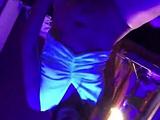 Redhead housewife in lingerie gets anal fucked at night.