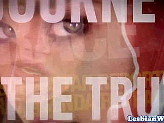 Big-titted beauty licks petite pussy in this full movie