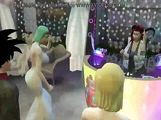 i can’t believe bulma’s wedding day turned into cheating hentai blackmail