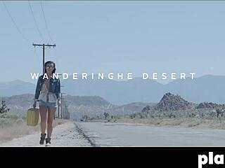 Perfect Brunette Alexandra Tyler Poses Outdoors, Revealing Her Boobs