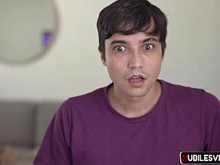 Aria valencia and lolly dames swap in family voyeur scene