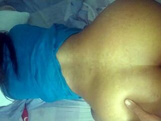 Mexican Latina Bends Over for Anal Doggy