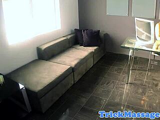 Massage Milf Receives Throat Attention Before Cowgirl Riding In Hidden Cam Spy Session.