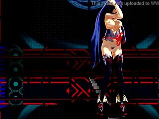 Mmd Girl Dances Sensually in Anime Hentai Style.