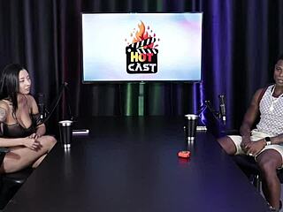 Beautiful Teen In Sheer Red Lingerie Measures Cock For Anal At Party