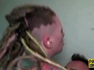 Inked Submissive Gets Spanked And Fucks Hard