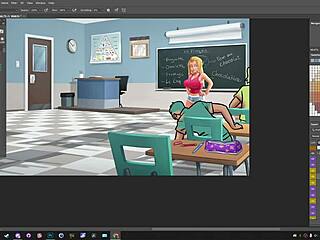 watching summertime saga on picarto