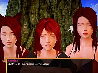 my new family game turns erotic with big ass teens