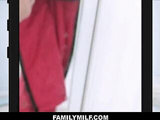 Familymilf - Blonde stepmom Sarah Vandella seduces stepson with hot phone videos