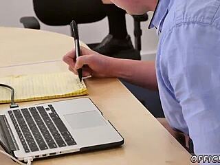 On pantsless friday, this teen has his first gay sex.