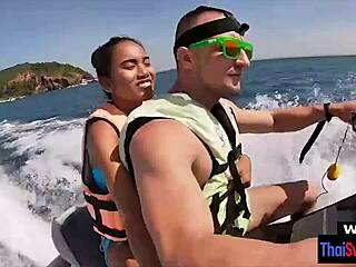 Sultry wife on a Saturday afternoon steamy outdoor escapade