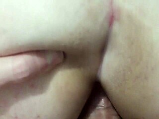 Amateur couple explores intimate anal pleasures in POV