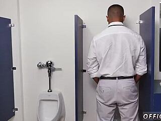 On pantsless friday, this teen has his first gay sex.