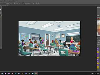 watching summertime saga on picarto