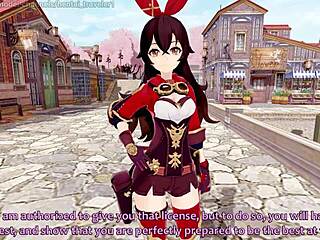 Genshin Impact Amber Tests Aether for Sexual Approval