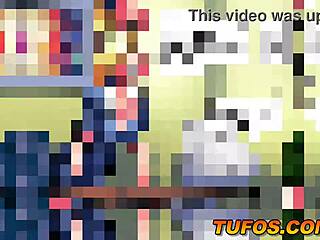 Redhead car mechanic gets her pussy licked in garage by friend