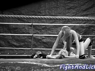 i can’t get enough of les babes sixtynining after wrestling