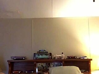 Fucking my wife with toys on the bed