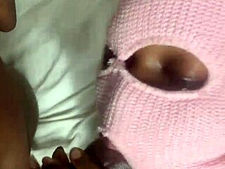 Thick ebony takes big black cock doggy style from her ex boyfriend