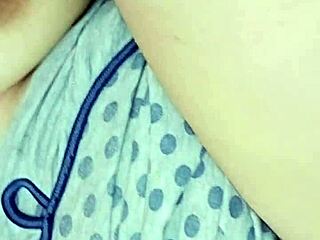 Hot stepmother's big natural tits bounce while fucking her stepson