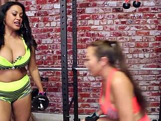 Lesbians Nyssa Nevers Dive Deep into Dirty Talk and Big Ass Play