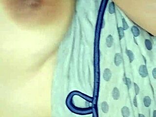 Hot stepmother's big natural tits bounce while fucking her stepson