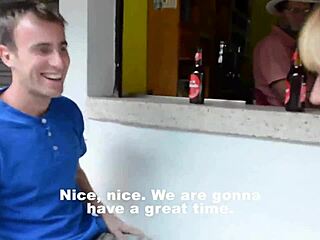 hey guys, these wild latina guerrillas are devouring this captured dude's huge cock! 😜