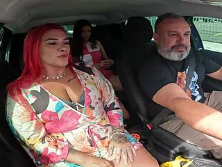 Suzan BBW Strips Bare, Shows Juicy Latina Curves in Car Chaos
