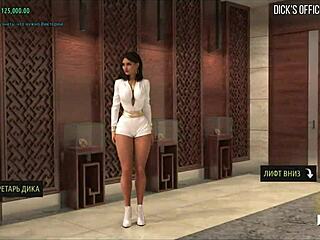 Fashionbusiness visits friend in anime game e2 6