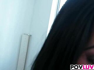 Skinny Allison Banks Feels Intense Slam In Close-Up Pov