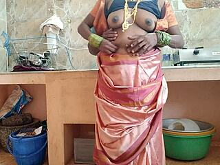 Desi randi gets ruthless banging by truck driver and friend in kitchen with loud moans