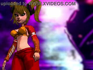 sweet sweet brandies slim thick curvy booty in 3d cartoon hentai action