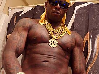 i worship huge bbc, jerking off to hallelujah johnson in hood royalty