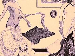 Vintage Erotic Illustrations From Antique Anime Cartoons