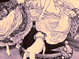 Vintage Erotic Illustrations From Antique Anime Cartoons