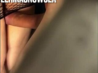 Petite Blonde Elle Cums Bent Over In Stockings With Monster Cock