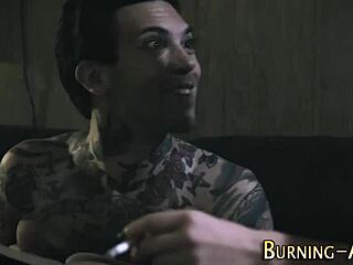 emo goth bent over for monster cock anal doggystyle