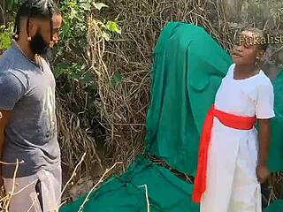 The Prophetess Bent Over In Intense Session