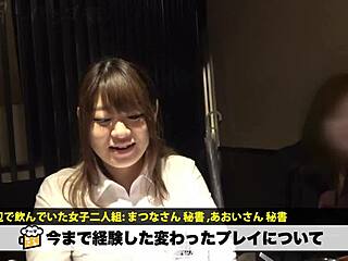 Japanese amateur gets facial after intense big tits blowjob