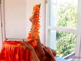 Long-Legged Brunette Warms The Alps With Fetish Legs And Feet