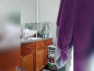 After Shower Tease Turns Into Steamy Blonde Action