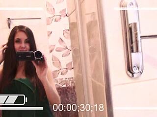 Haha Ex Girlfriend Strips Desperately in Bathroom for New Boyfriend POV