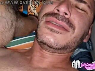 Horny Men Engage In Bareback Gay Cum Sessions!