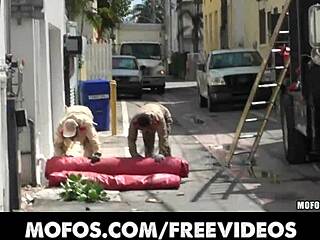 Stunning Blonde GF Convinced for Public Anal Action!